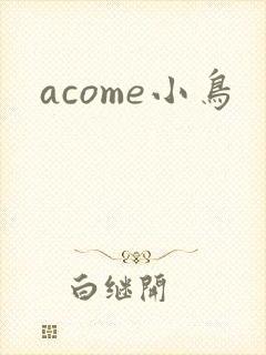 acome小鸟