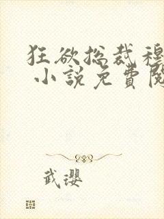 狂欲总裁穆非雪 小说免费阅读