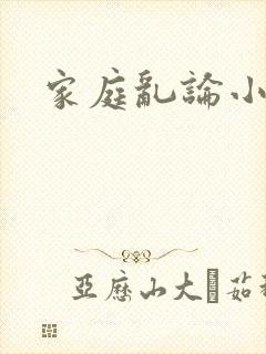家庭乱论小说