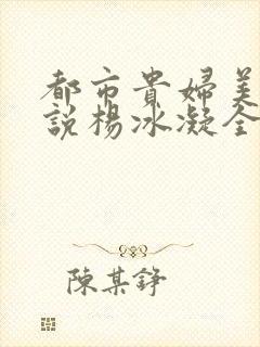 都市贵妇美腿小说杨冰凝全文阅读