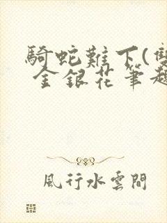 《骑蛇难下(双) 金银花笔趣阁》小说封面