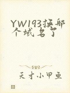 YW193换哪个域名了