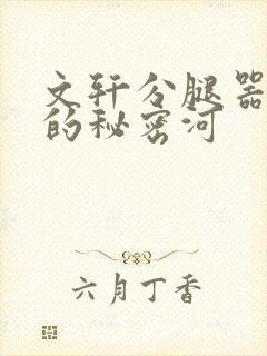 文轩分腿器河马的秘密河