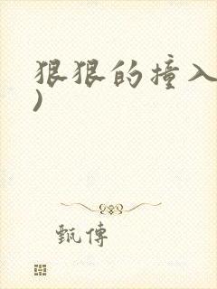 狠狠的撞入(h)封面