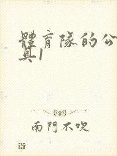 体育队的公用玩具1