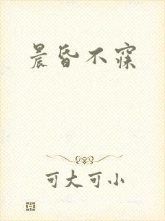 《晨昏不寐》小说封面