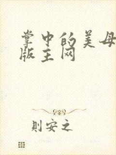 掌中的美母第一版主网