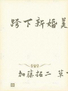 跨下新婚美妇