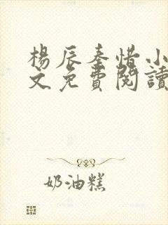 杨辰秦惜小说全文免费阅读完整版