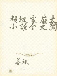 超级家庭大杂烩小说全文阅读