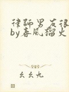 律师男友很难撩by春风榴火