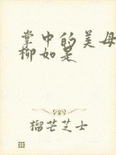 掌中的美母版主柳如是