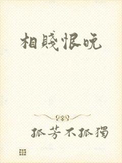 相贱恨晚