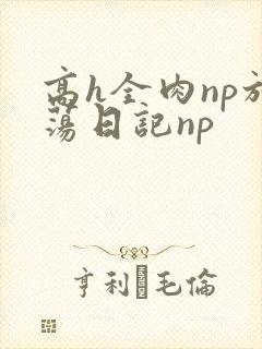 高h全肉np放荡日记np