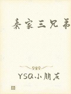 秦家三兄弟