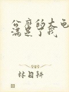 公么的大龟强大满足了我