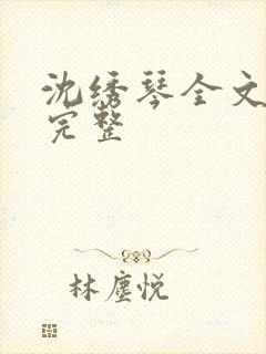 沈绣琴全文阅读完整