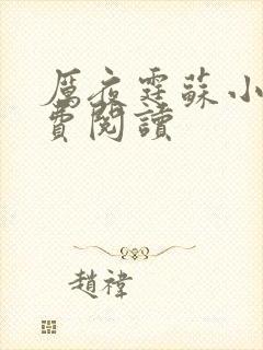 厉夜霆苏小汐免费阅读