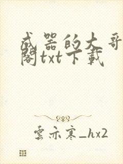 成器的大哥笔趣阁txt下载