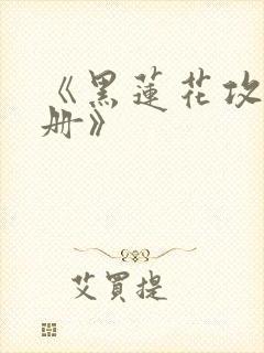 《黑莲花攻略手册》