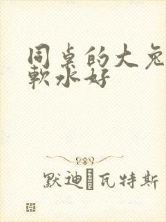 同桌的大兔子好软水好