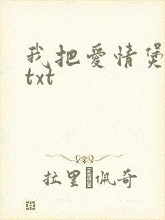 我把爱情煲成汤txt