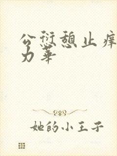 公愆憩止痒古悦力华