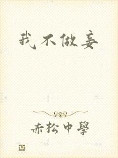 我不做妾封面