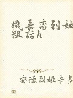 机长脔到她哭h粗话h