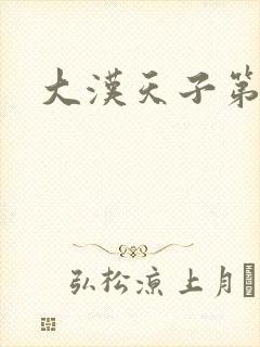 大汉天子第一部