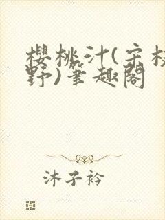 樱桃汁(宋枝江野)笔趣阁