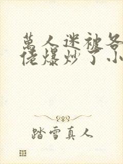 万人迷被各路大佬爆炒了小说