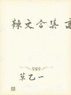 辣文合集 高h