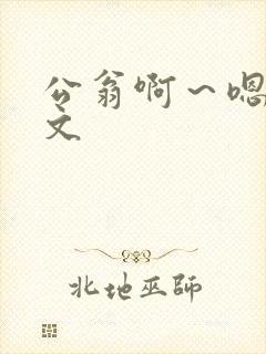 公翁啊～嗯啊h文