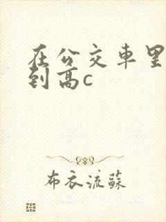 在公交车里c弄到高c