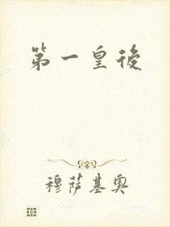 《第一皇后》小说封面