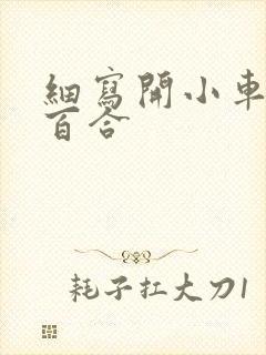 细写开小车车的百合