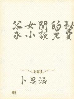 父女间的秘密赵永小说免费阅读封面