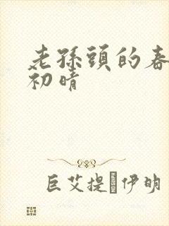 老孙头的春天林初晴