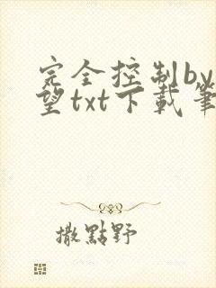 完全控制by天望txt下载笔趣阁