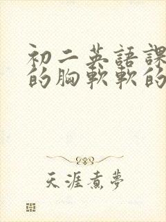 初二英语课代表的胸软软的