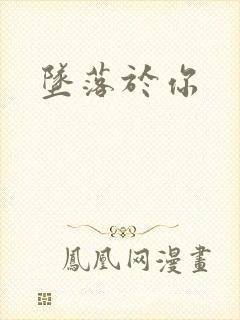 《坠落于你》小说封面