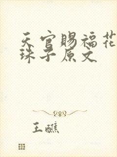 天官赐福花怜塞珠子原文