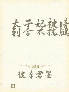 太子妃被暗卫C到合不拢腿