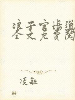 浪子官场猎艳记全文免费阅读