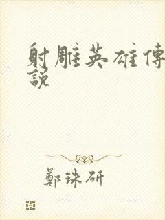 射雕英雄传 小说