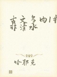 古文多肉1对n非清水