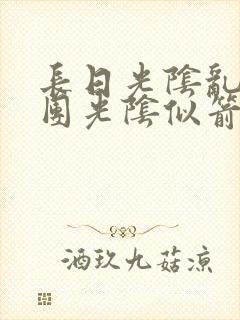 长日光阴乱作一团光阴似箭笔渺