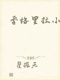 香格里拉小说封面