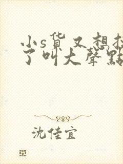 小s货又想挨c了叫大声点